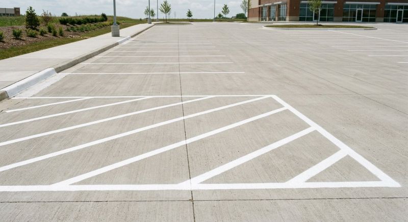Church Parking Lot Striping in Suwanee, GA
