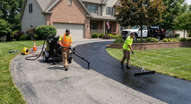 Asphalt Driveway Sealing in Grand Rapids, MI