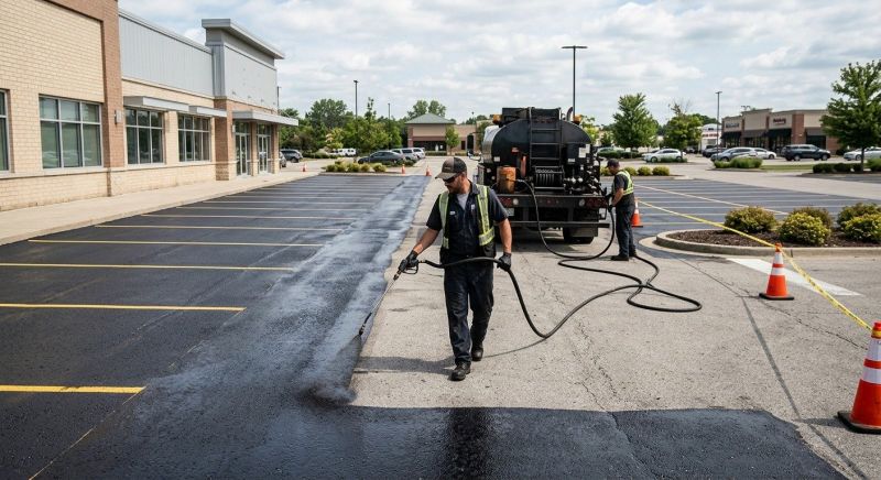 Asphalt Parking Lot Sealing in Greenville, SC