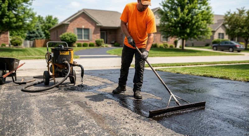 Asphalt Slurry Sealing in Grand Rapids, MI