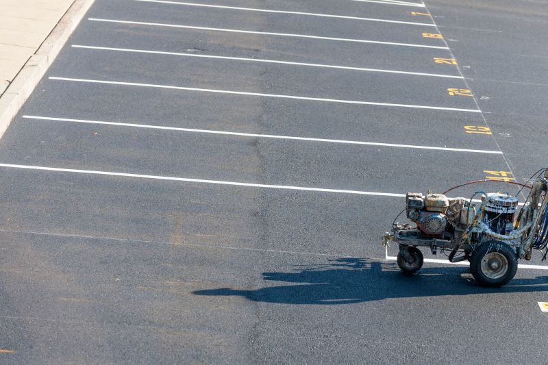 Asphalt Striping in Suwanee, GA