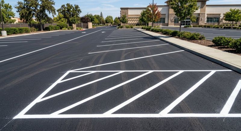 Asphalt Striping in Lawrenceville, GA