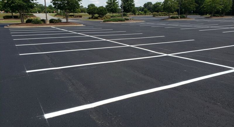 Asphalt Striping in Lawrenceville, GA