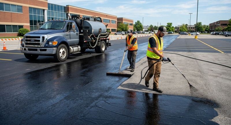 Commercial Asphalt Sealing in San Antonio, TX