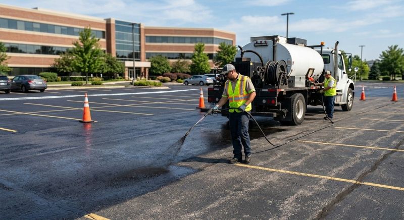 Commercial Parking Lot Sealing in San Antonio, TX