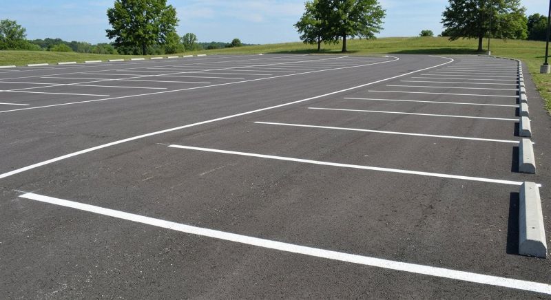 Concrete Parking Lot Striping in Alpharetta, GA