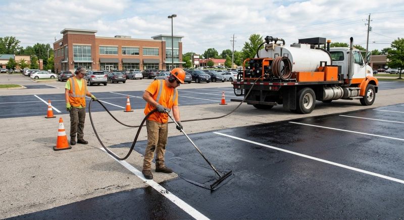 Lot Sealcoating in Columbus, OH