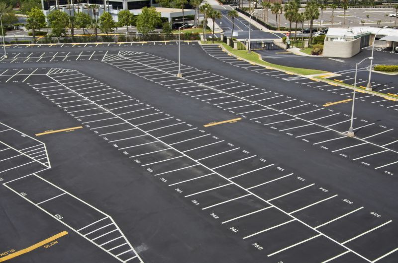 Parking Area Striping in Lawrenceville, GA