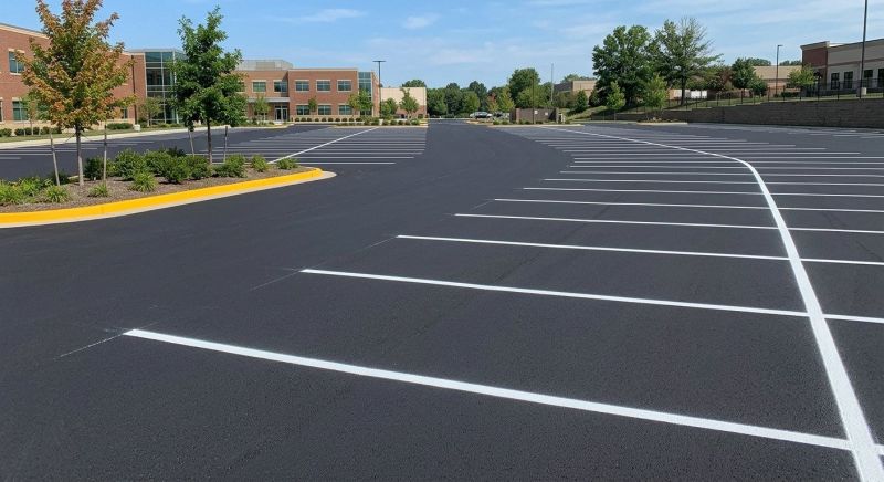 Parking Garage Striping in Suwanee, GA