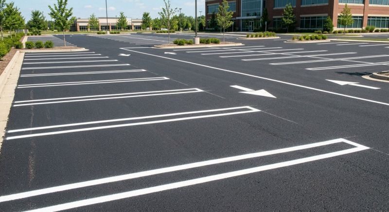 Parking Lot Painting in Suwanee, GA