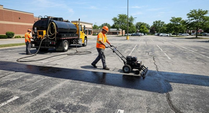 Parking Lot Sealcoating in Sarasota, FL