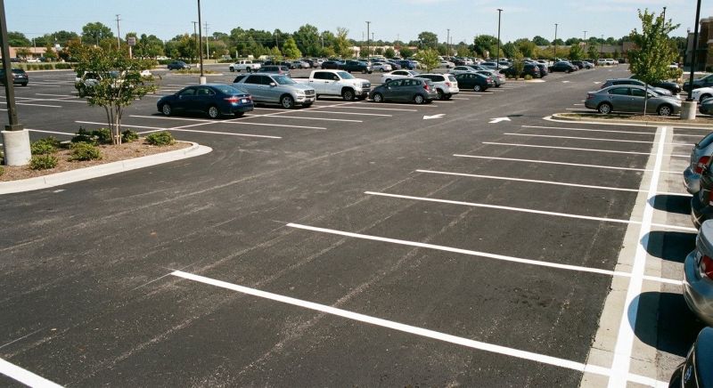 Parking Lot Striping in Roswell, GA