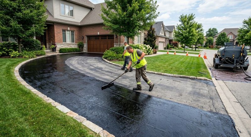 Residential Driveway Sealcoating in Denver, CO