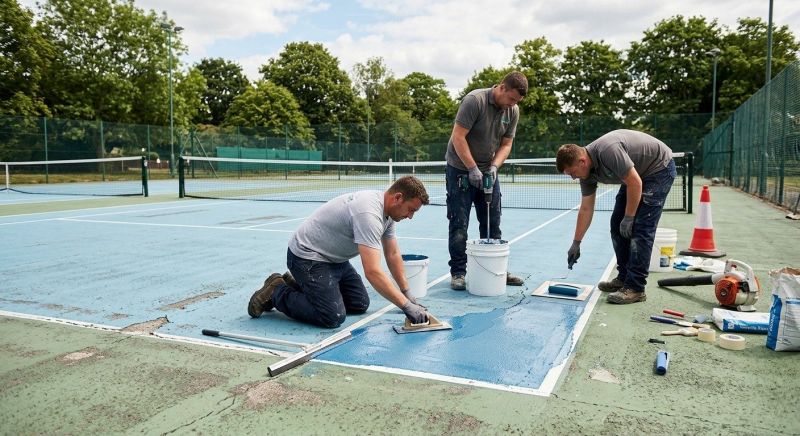 Tennis Court Repair Service in Fort Collins, CO