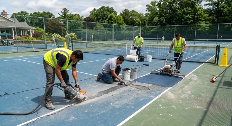 Tennis Court Repair Service in Columbus, OH